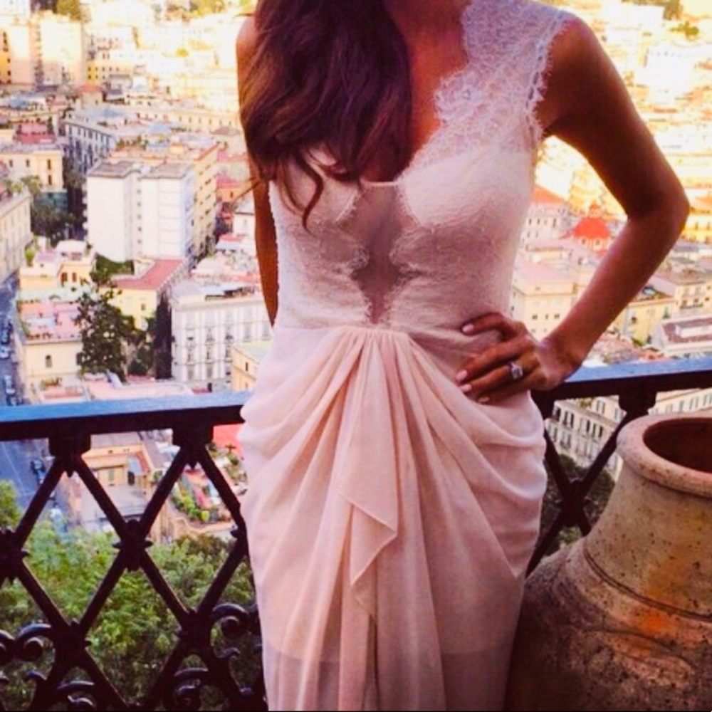 Bcbg size 0 long dress